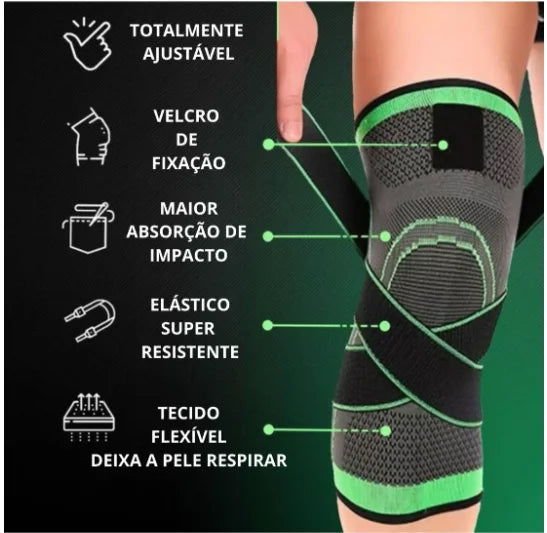 🏋️‍♂️ SUPORTE E COMPRESSÃO PARA SEUS JOELHOS – MAIS SEGURANÇA E CONFORTO EM CADA MOVIMENTO! 🦵