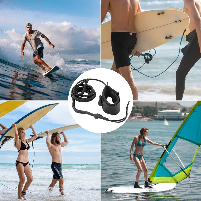 Ankle Cuff Surfing Board Rope – Segurança e Conforto para suas Aventuras Aquáticas!